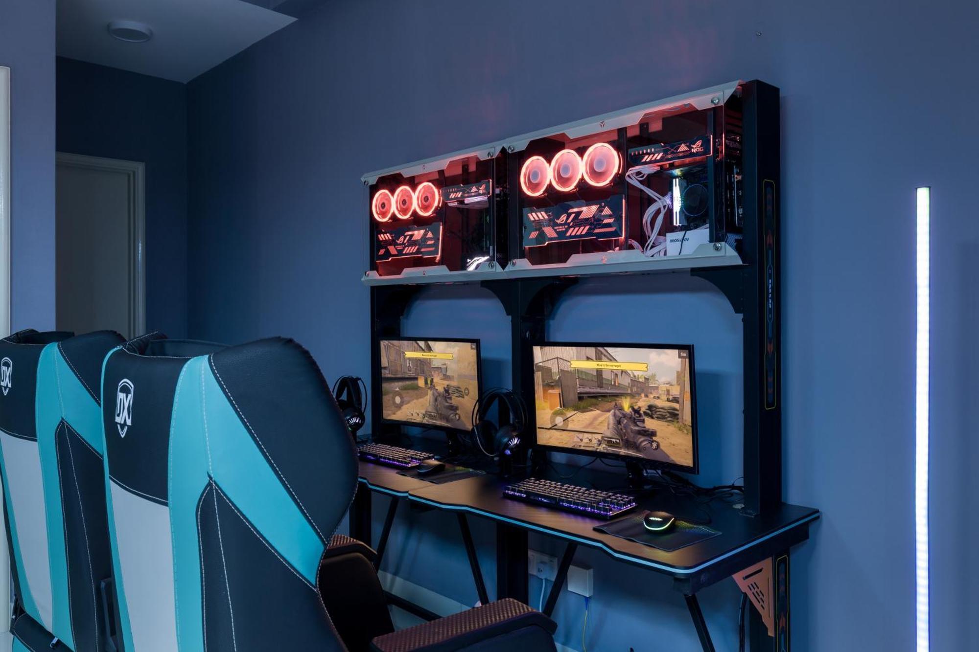 Aparthotel Arte Mont Kiara Kuala Lumpur Exterior foto A gaming room at a college campus